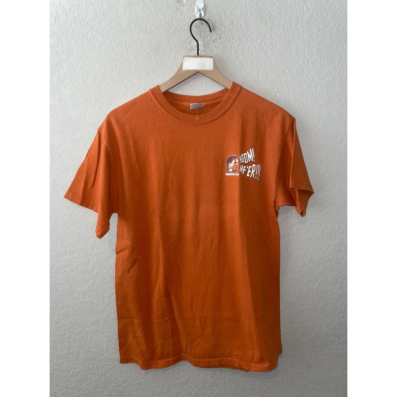 Gildan Shaggy Bevo Boom MF'er Shirt Orange Y2K 2000s M Tee Size US M / EU 48-50 / 2 - 2 Thumbnail