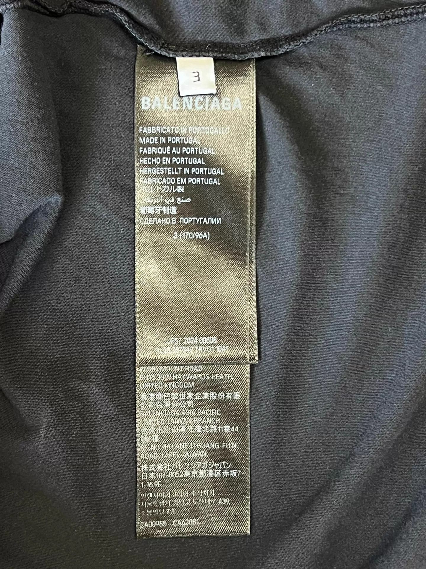 Balenciaga Balenciaga Pigalle Street Night Print Black Short Sleeve Tee Size L / US 10 / IT 46 - 6 Thumbnail