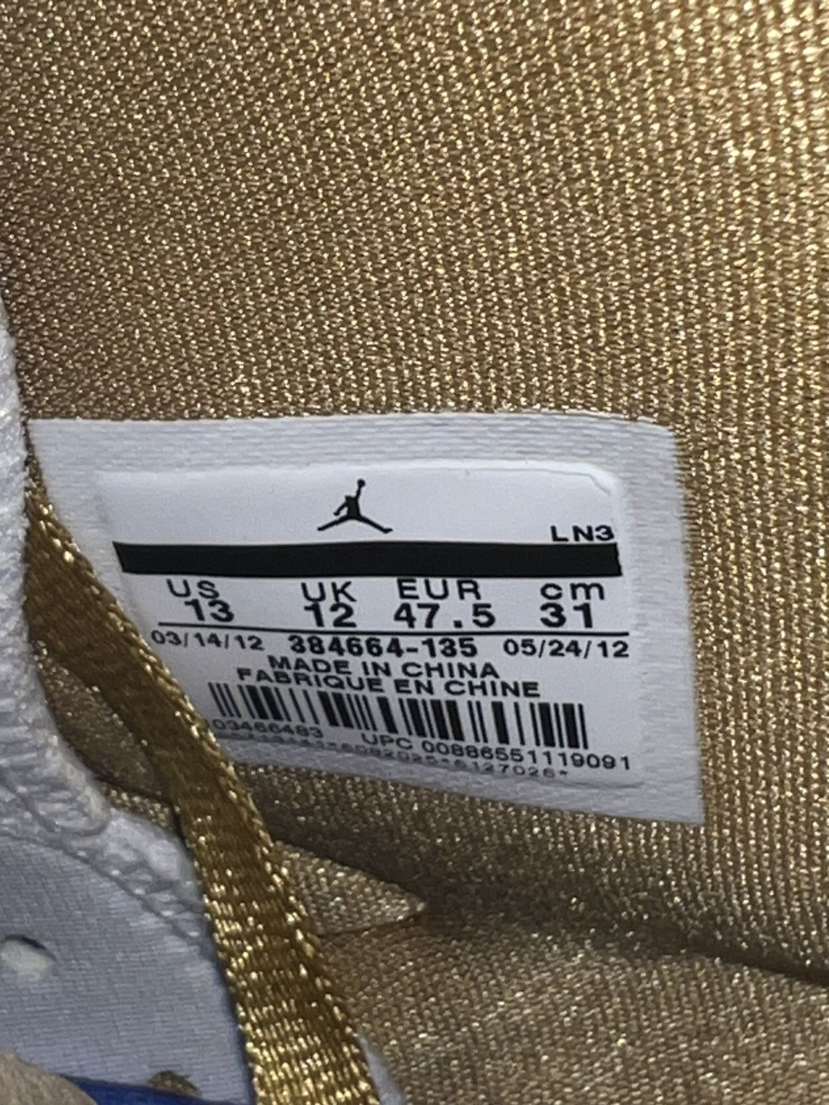 Jordan Brand Jordan Golden Moments Pack GMP 2012 Size 13 | Retro 6 & 7 Size US 13 / EU 46 - 21 Thumbnail
