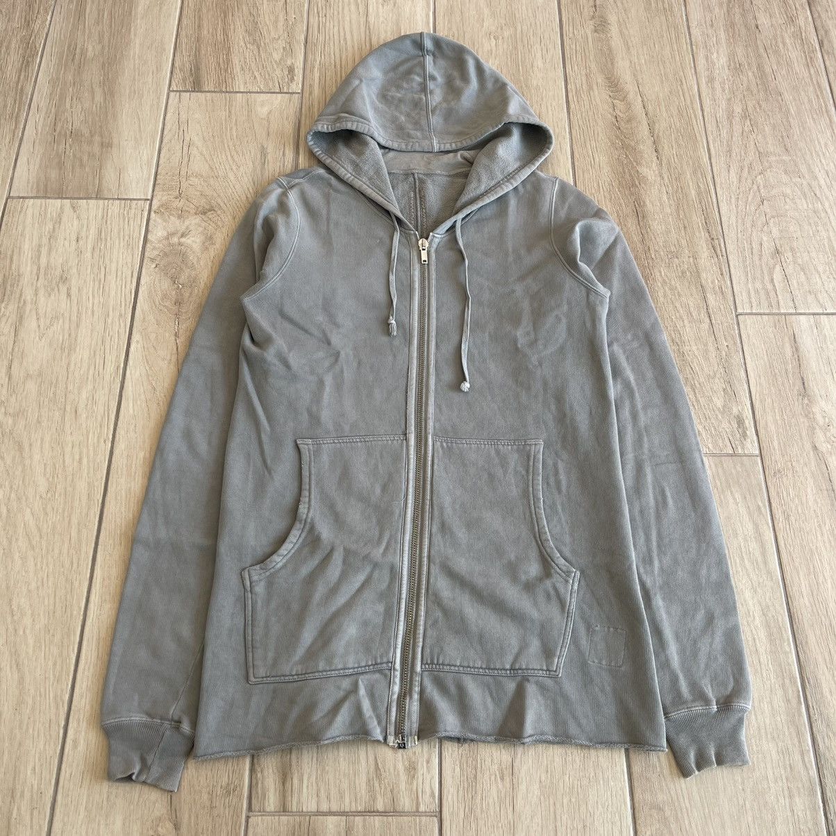 Rick Owens Drkshdw 2000s Olmar & Mirta Lichen Dust Long Hoodie Size US XS / EU 42 / 0 - 1 Thumbnail