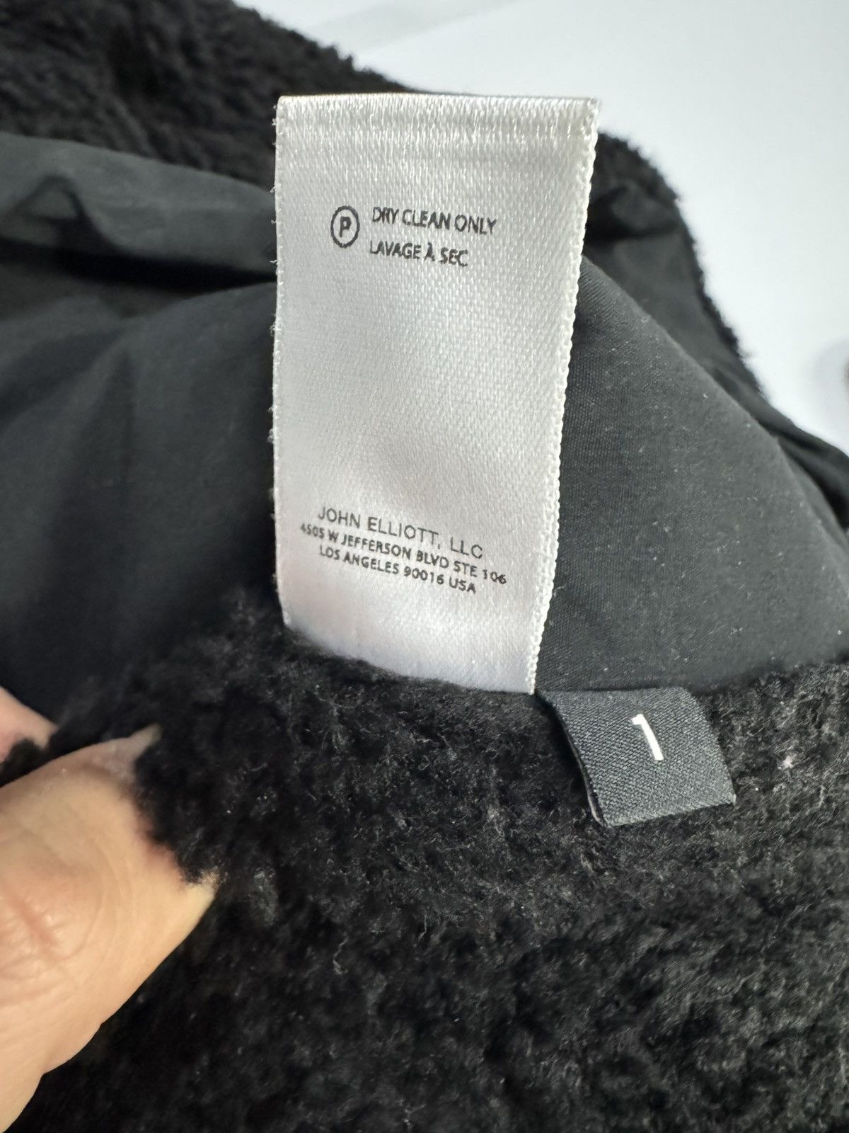 John Elliott John Elliott Shell Trimmed Fleece LA PAZ JACKET SIZE 1 Size US S / EU 44-46 / 1 - 10 Thumbnail