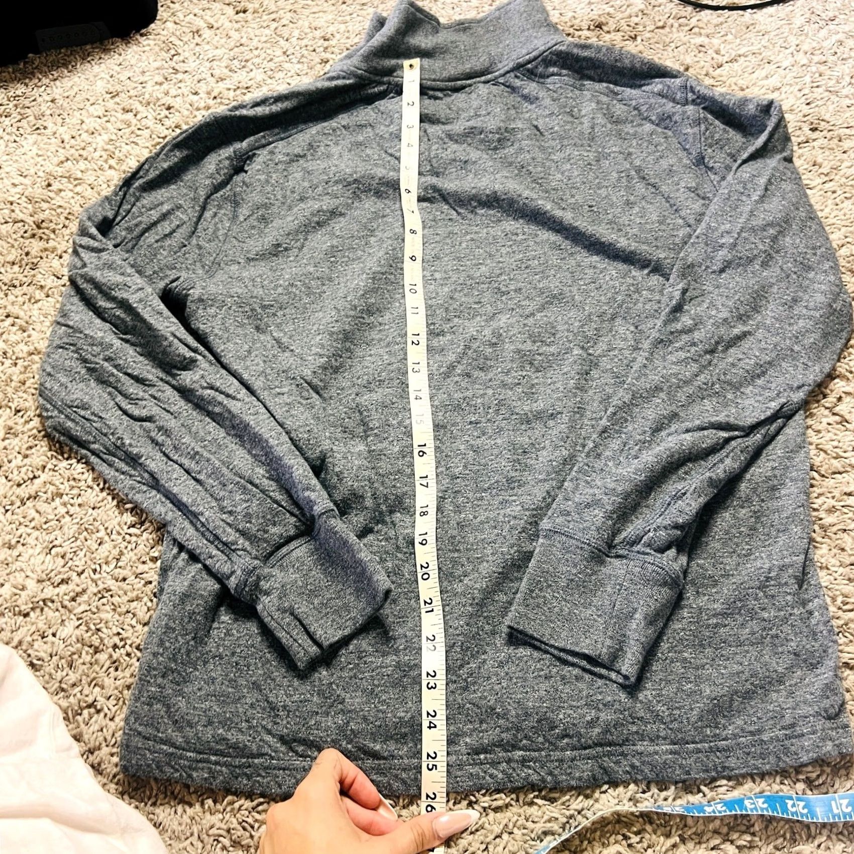 Vintage J. Crew Mens Gray Quarter Zip Crew Neck SweatShirt L Size US L / EU 52-54 / 3 - 3 Thumbnail