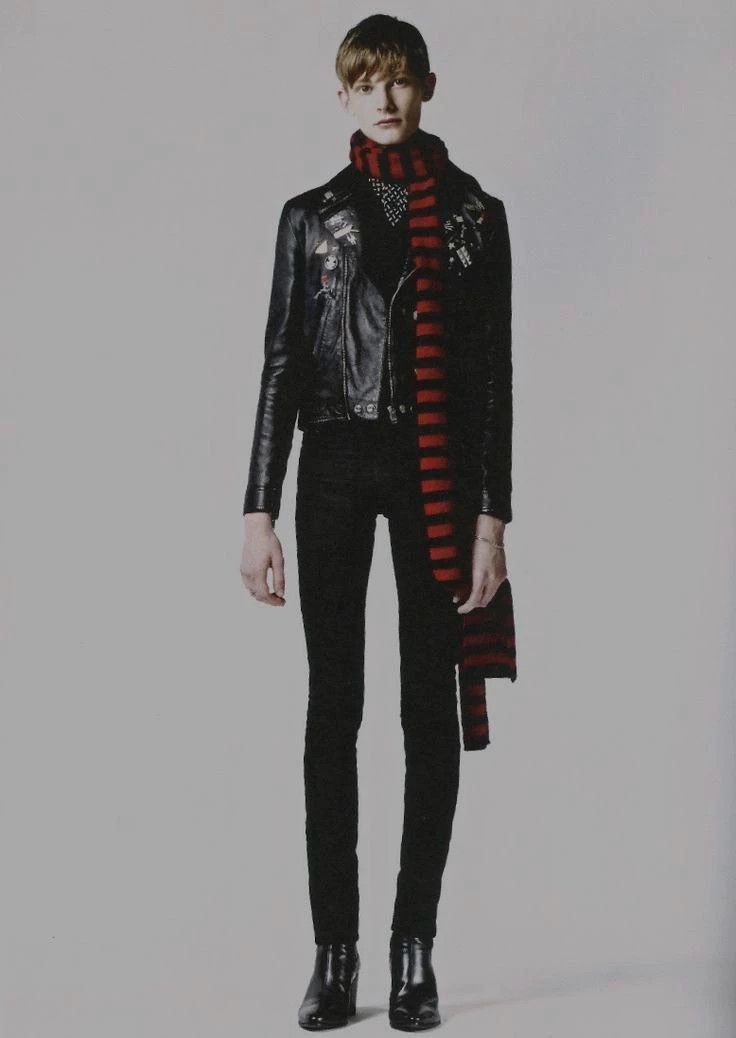Saint Laurent Paris Saint Laurent Paris 15fw Medal Leather Jacket-2506 Size US S / EU 44-46 / 1 - 7 Thumbnail