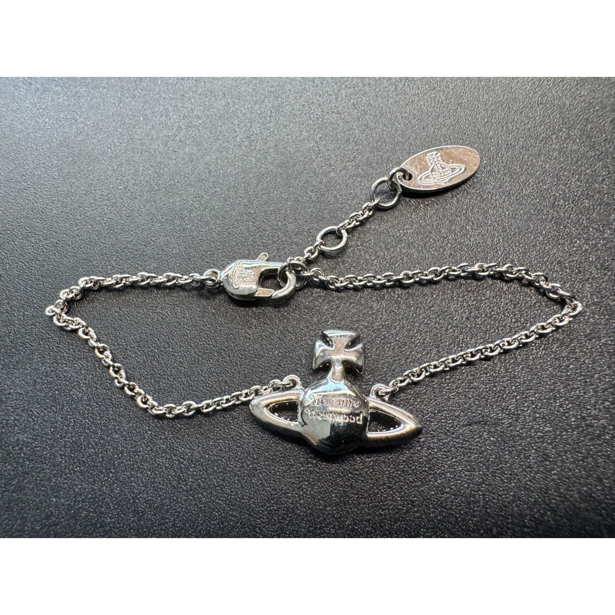 Vivienne Westwood Vivienne Westwood Mini Bas Relief Chain Bracelet Size ONE SIZE - 4 Thumbnail