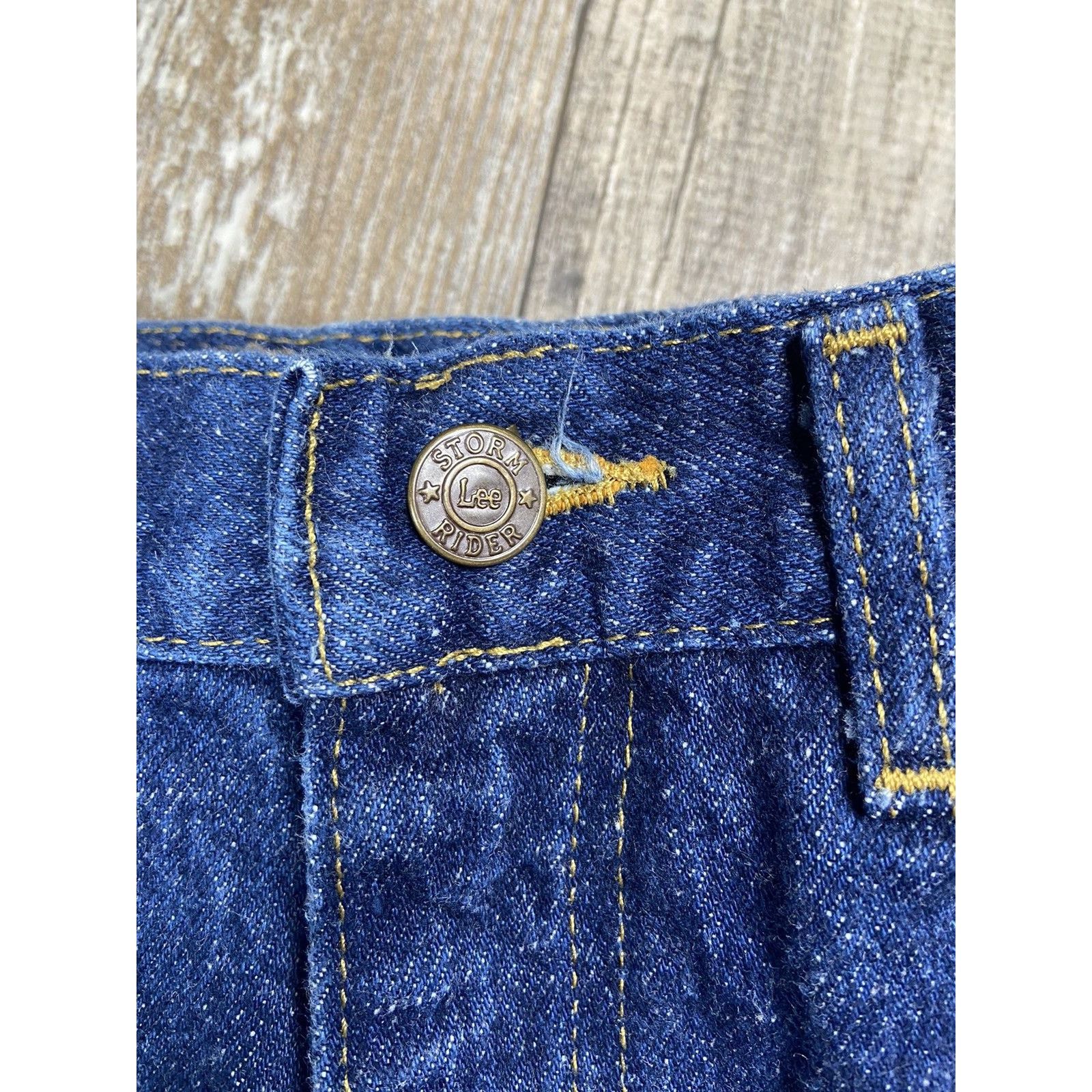 Lee Crazy Vintage Washed Dark Workwear Skater Lee Riders Jeans Size US 29 - 5 Thumbnail