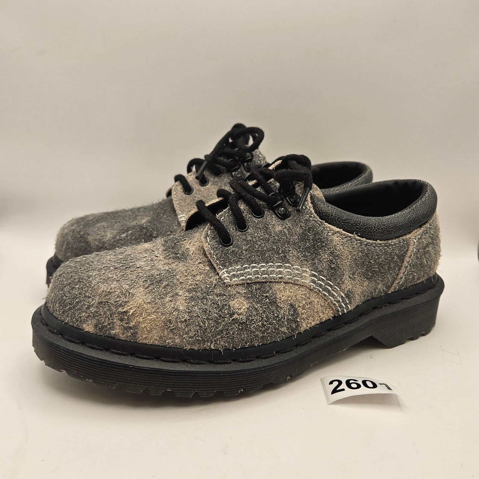 Dr. Martens DR MARTENS WOMEN'S 7 STONEWASHED GREY 8053 NWOB SUEDE OXFORD Size US 7 / IT 37 - 1 Thumbnail