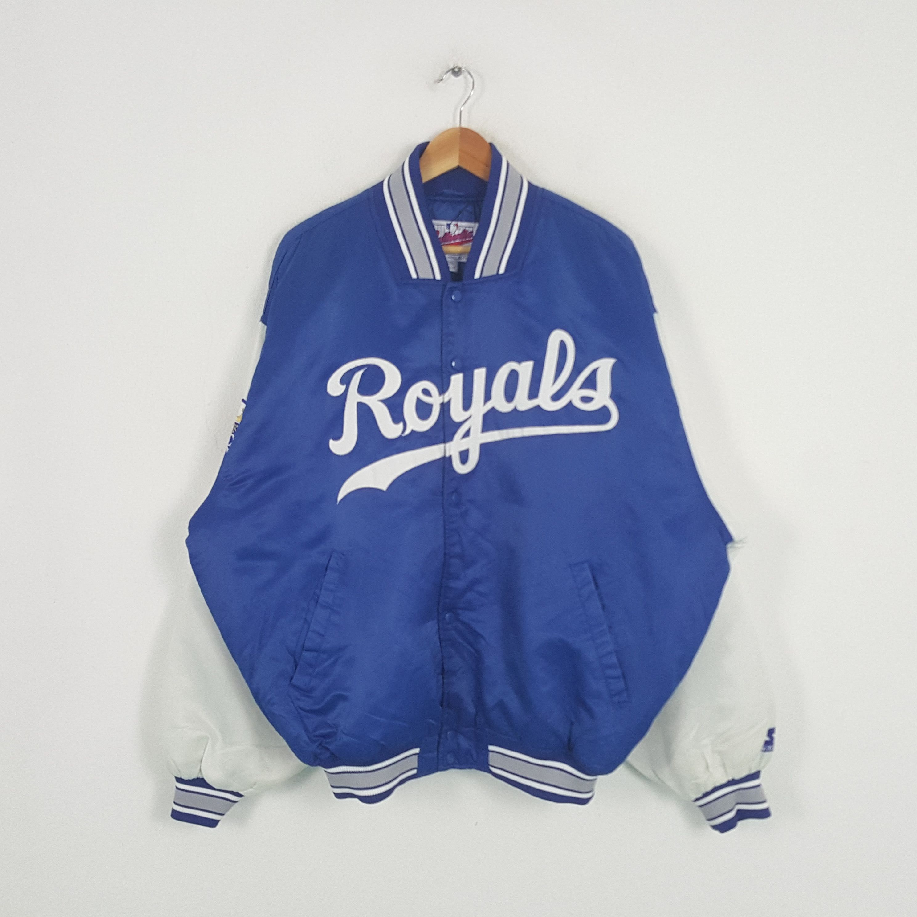 MLB × Vintage Vintage Royals American Baseball Team MLB Varsity Jacket Size US XXL / EU 58 / 5 - 1 Thumbnail