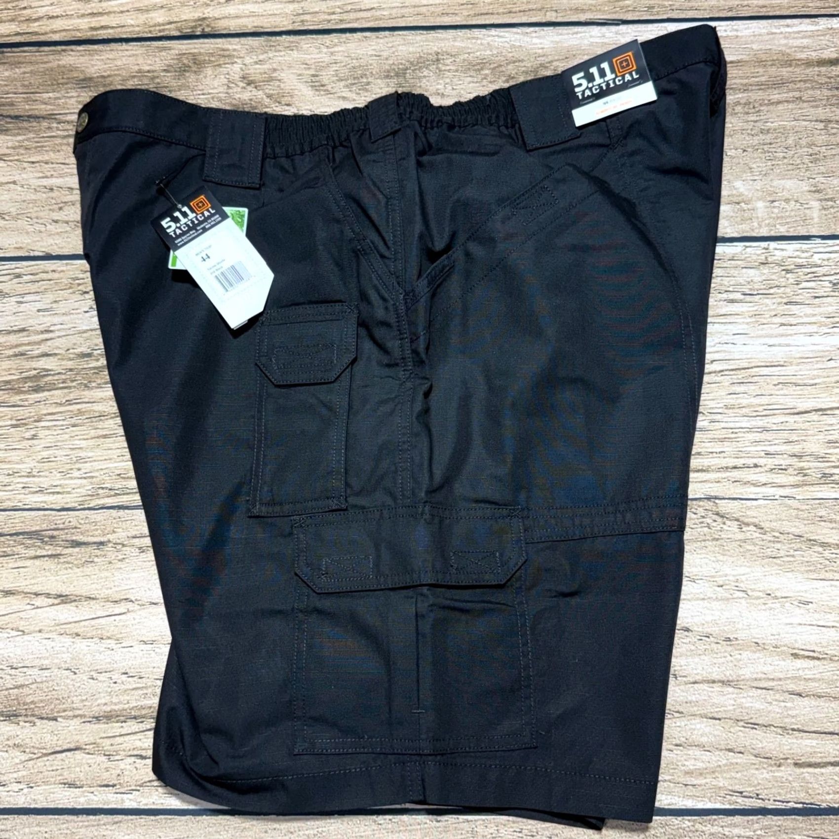 Vintage 5.11 Tactical Taclite Shorts Mens 44 Black Cargo Ripstop Workwear 9" NWT Size US 44 / EU 60 - 3 Thumbnail