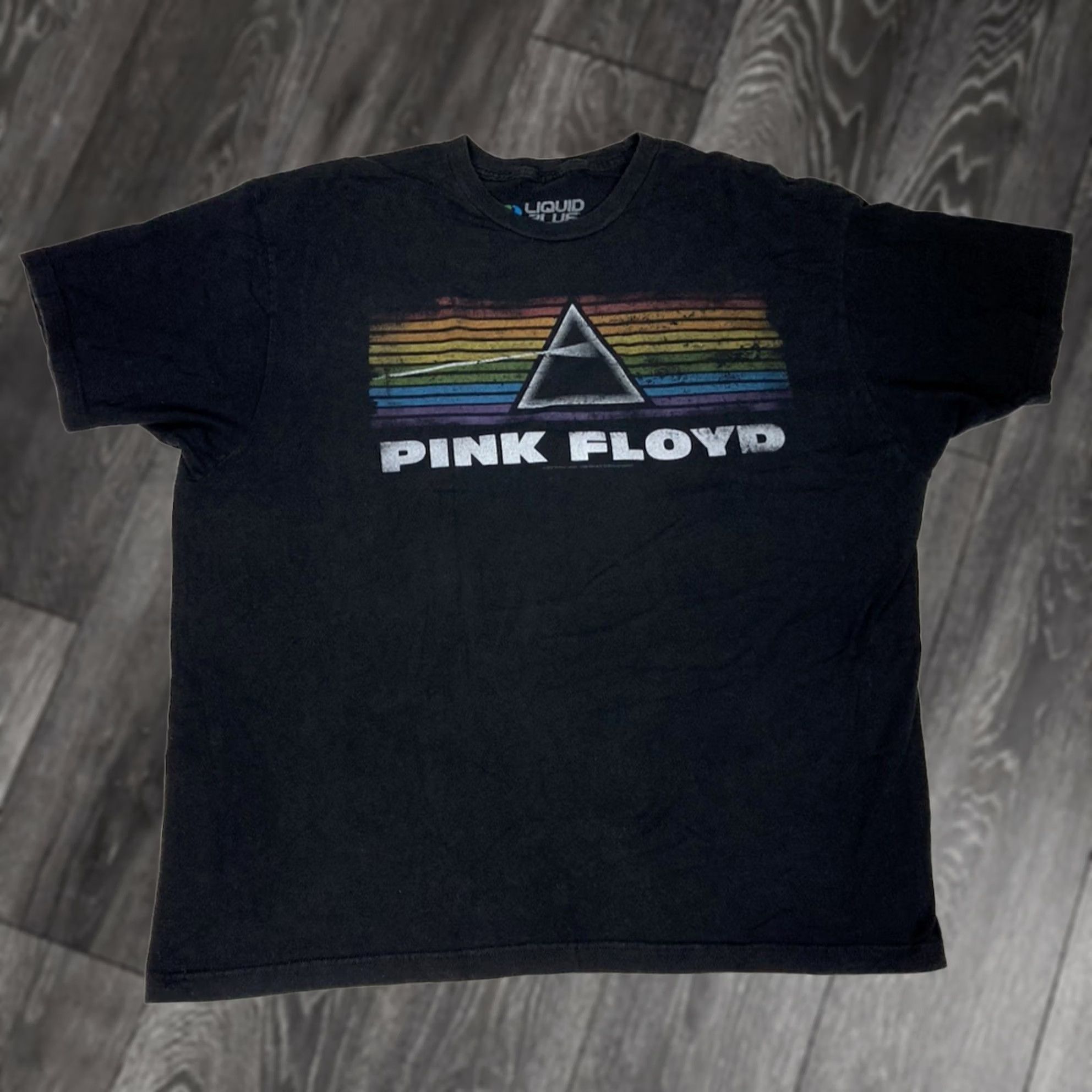 Liquid Blue VINTAGE Liquid Blue Pink Floyd The Dark Side Of The Moon Graphic T-shirt Men XXL Black Size US XXL / EU 58 / 5 - 1 Thumbnail