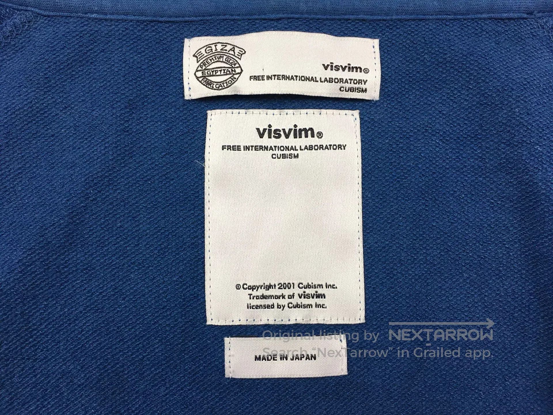 Visvim visvim indigo dyed zip-up hoodie. Size US M / EU 48-50 / 2 - 5 Thumbnail