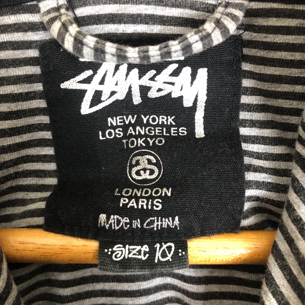 Vintage Stussy Hooded Sweater Zip Up Hoodie Sweatshirt