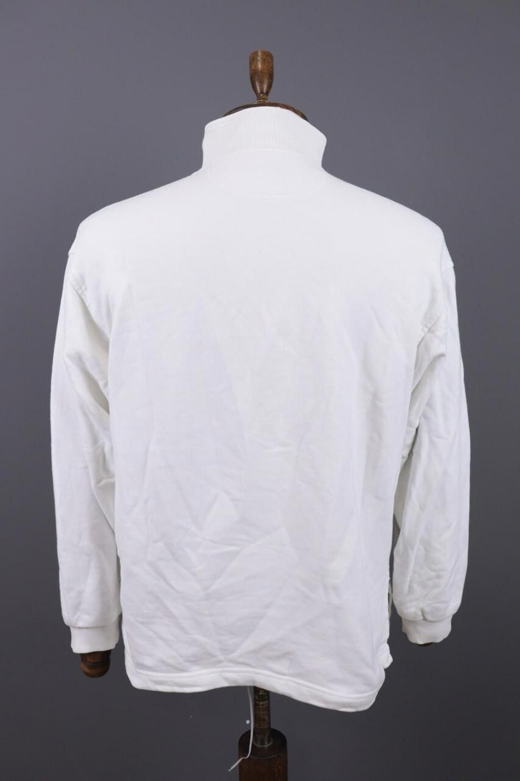 Escada Sport Esacada Sport White Knit High Neck 1/4 Zip Sweater Size M Size US M / EU 48-50 / 2 - 9 Thumbnail