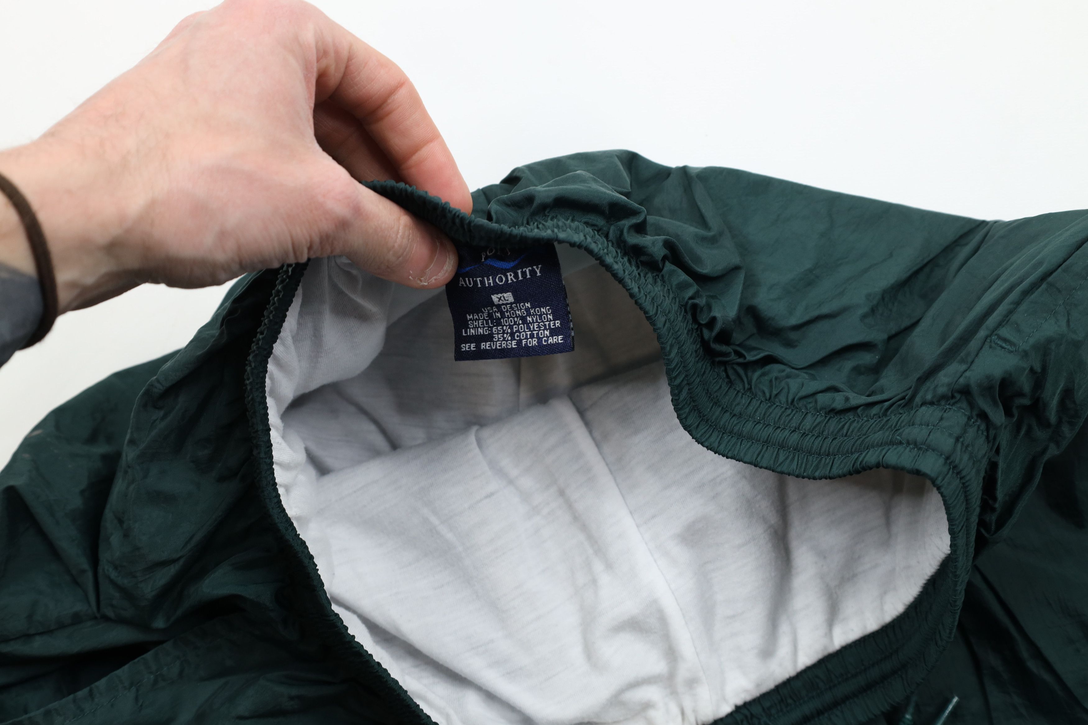 Vintage Vintage 90s Streetwear Lined Windbreaker Joggers Pants Green Size US 38 / EU 54 - 8 Thumbnail