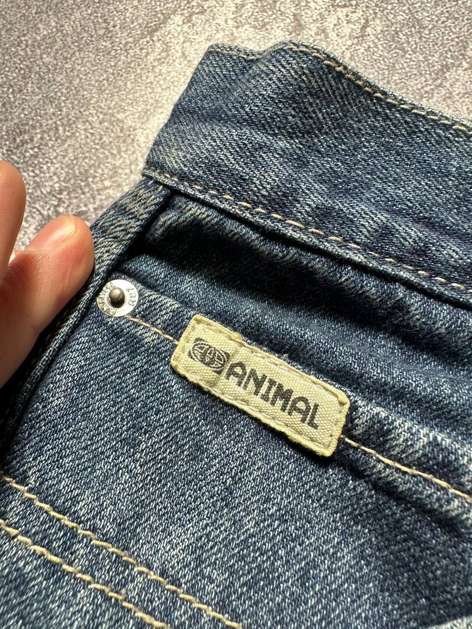 Ecko Unltd. × Vintage 💥90‘s Rap Animal Pants Carpenter Faded Jnco style Size US 34 / EU 50 - 8 Thumbnail