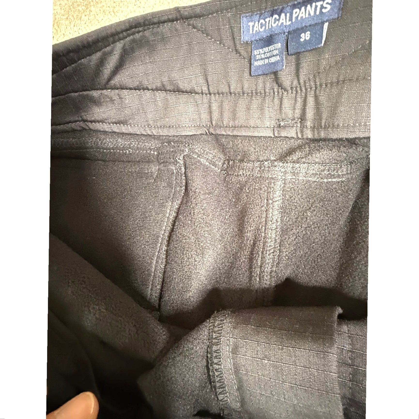 Vintage Mens Tactical Pants Cargo Black Size 36 Pants Trousers Workwear Outdoor Utility Size US 36 / EU 52 - 3 Thumbnail