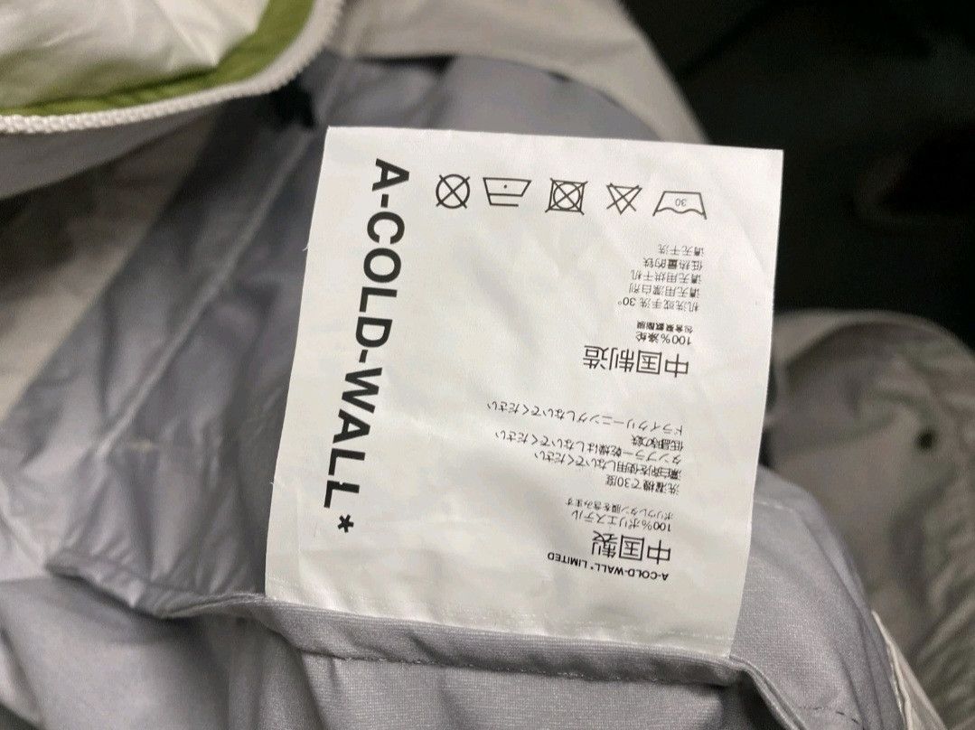 A-COLD-WALL* A-Cold-Wall Tech Shell Jacket White Olive Grey Size Large Size US L / EU 52-54 / 3 - 7 Thumbnail
