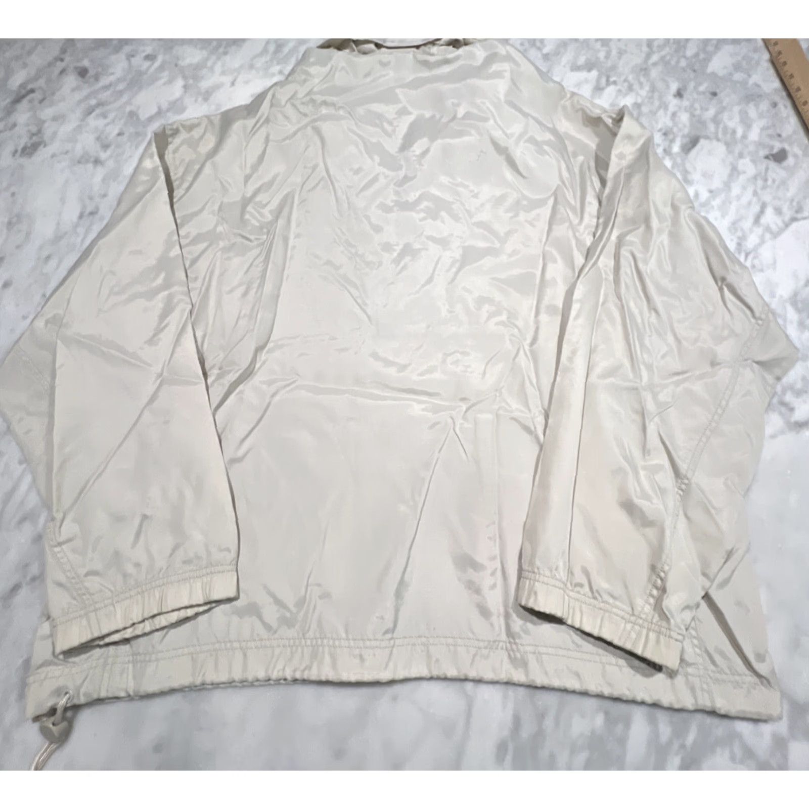 J.Crew Vintage J.Crew Anorak Hood Windbreaker Jacket Men XL Nylon Solid 90s Outdoor Sports Size US XL / EU 56 / 4 - 6 Thumbnail