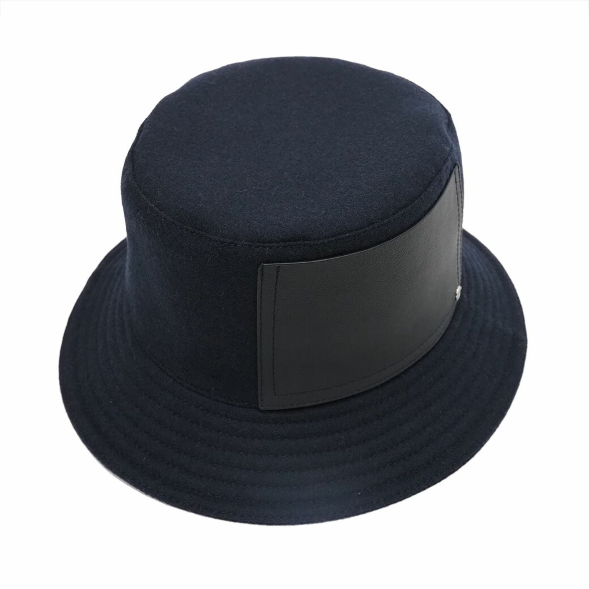 Other Hermes Hermès BOBFILIPE 57 Navy Men's Wool Bucket Hat Size ONE SIZE - 1 Thumbnail