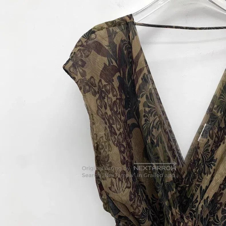 Brunello Cucinelli Brunello Cucinelli Silk Wool Jumpsuit. Size US 38 / EU 54 - 3 Thumbnail