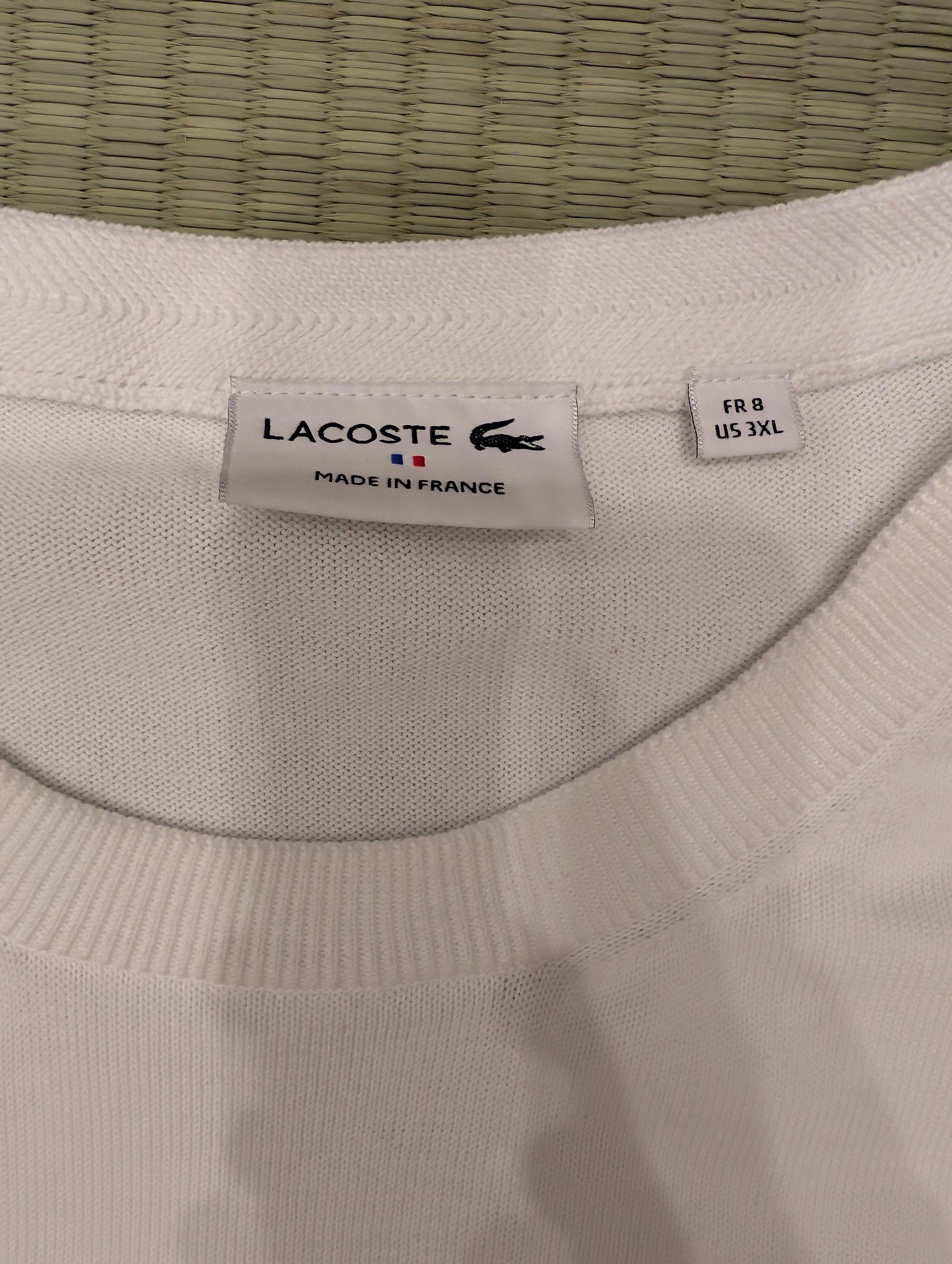 Lacoste Lacoste Knit Striped Sweater Men's Size 3XL *small flaw Size US XXL / EU 58 / 5 - 3 Thumbnail