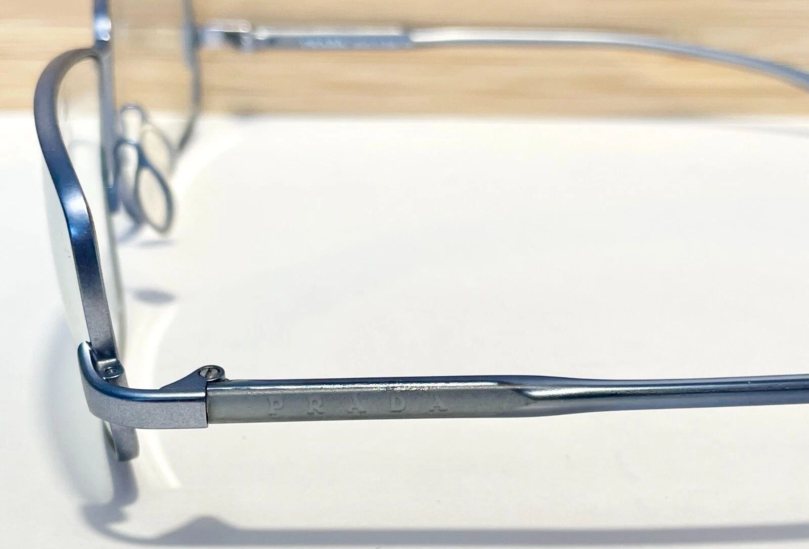 Prada PRADA Sunglasses Rimless Sport Metal Frame Shield Wrap Size ONE SIZE - 3 Thumbnail