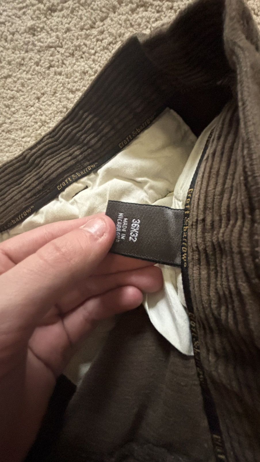 Other Vintage corduroy pants Size US 36 / EU 52 - 3 Thumbnail