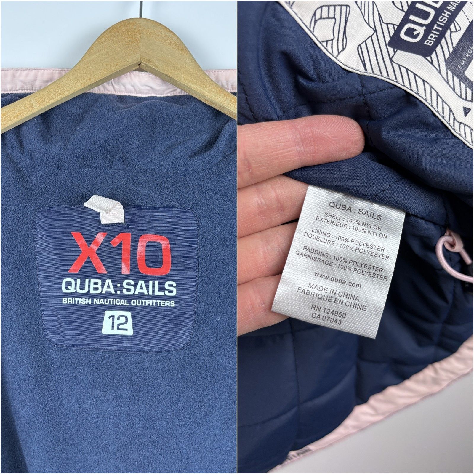 Other Quba Sails X10 Heritage Technical Sailing Jacket Size 12 Size M / US 6-8 / IT 42-44 - 10 Thumbnail