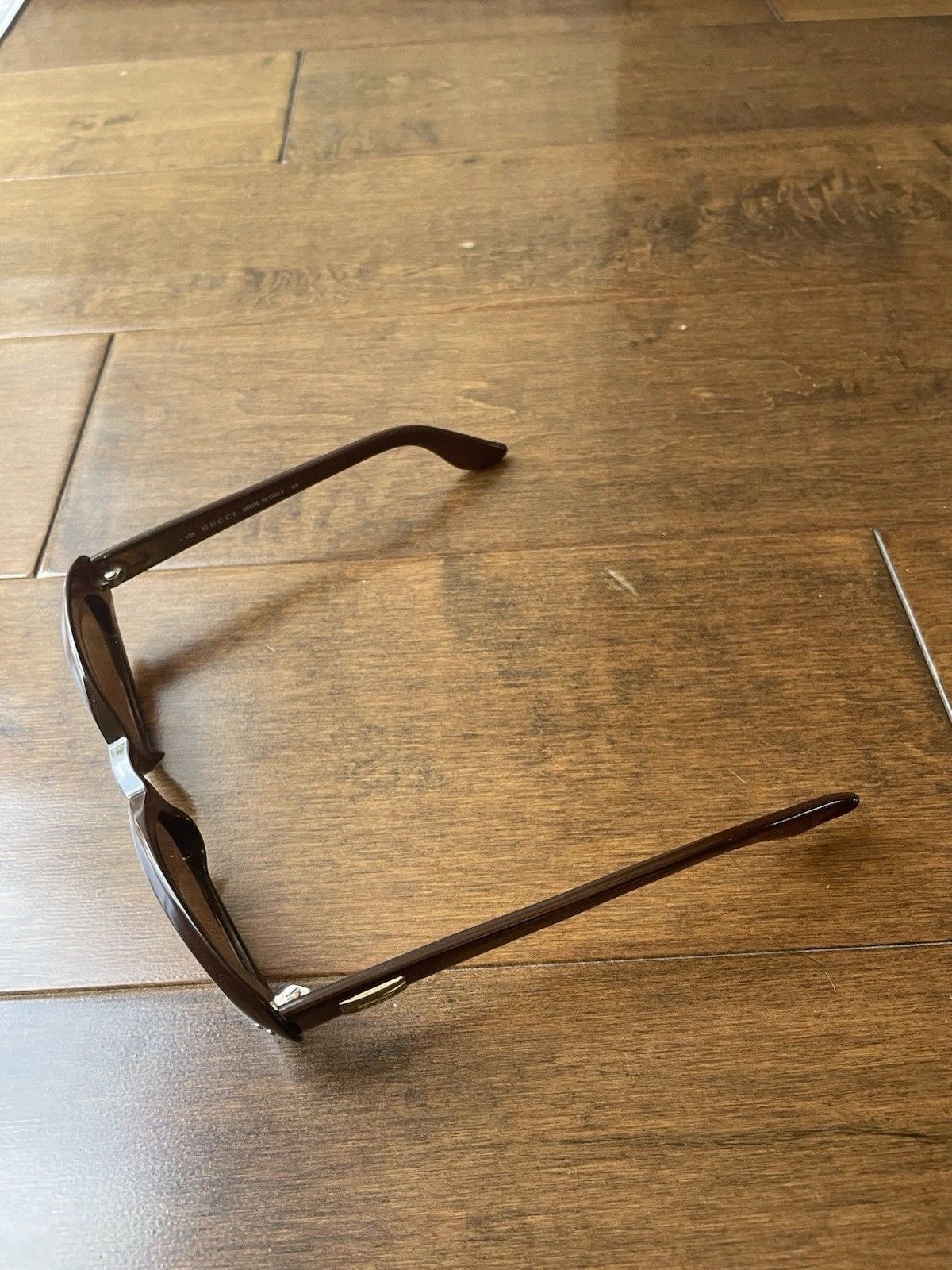 Gucci × Vintage Gucci Sunglasses GG2413/N/S Brown Y2K Oval Size ONE SIZE - 9 Thumbnail