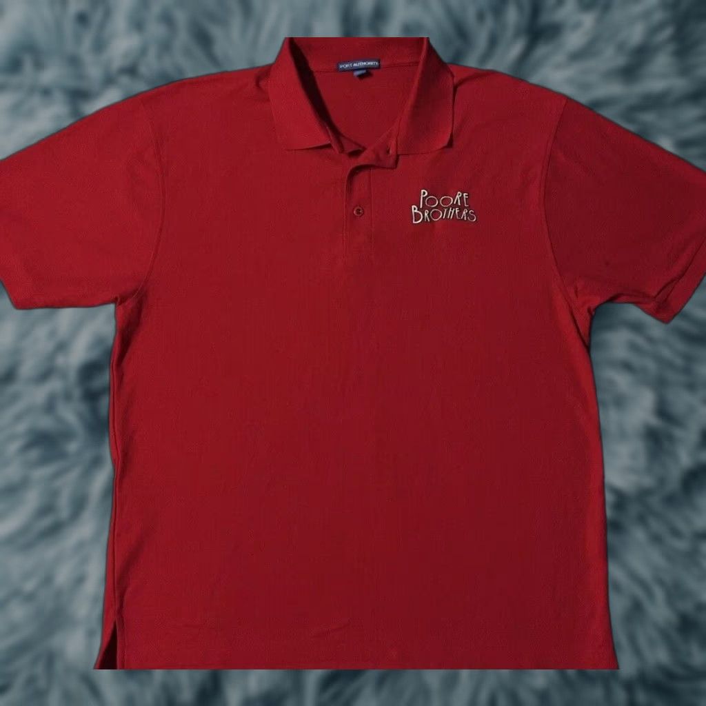 Vintage VINTAGE Poore Brothers Chips Promo Polo Shirt XL Red Mens Polo Shirt Graphic Tee 90s Grunge Snack Food Doritos 80s Y2K Polo Shirt Size US XL / EU 56 / 4 - 1 Thumbnail