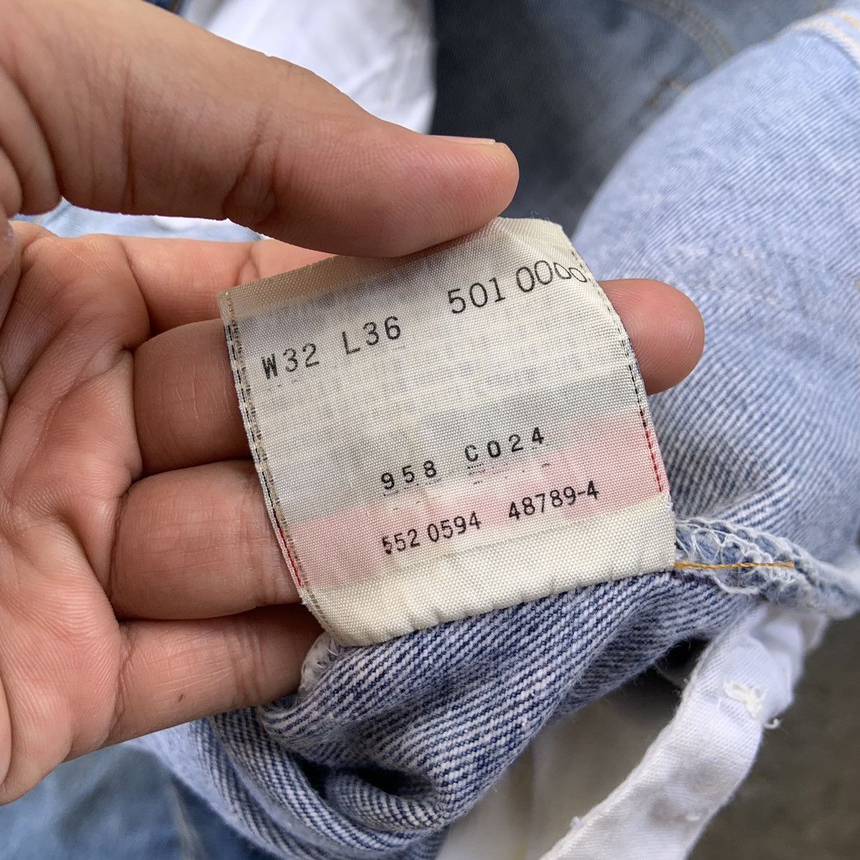 Levi's Vintage Clothing W30'' Vintage Levis 501xx Denim Blue Pants Distressed Size US 30 / EU 46 - 7 Thumbnail