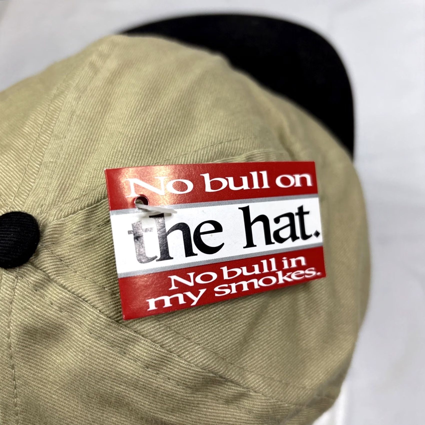 Vintage VINTAGE Winston No Bull Baseball hat 1990s Cap Adjustable Beige Tan Men Casual 90s Size ONE SIZE - 6 Thumbnail