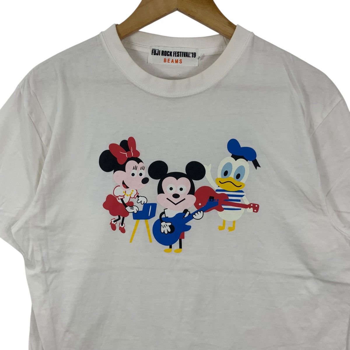 Beams Plus BEAMS PLUS x MICKEY MOUSE Fuji Rock Festival Tee Shirt Top Size M / US 6-8 / IT 42-44 - 5 Thumbnail