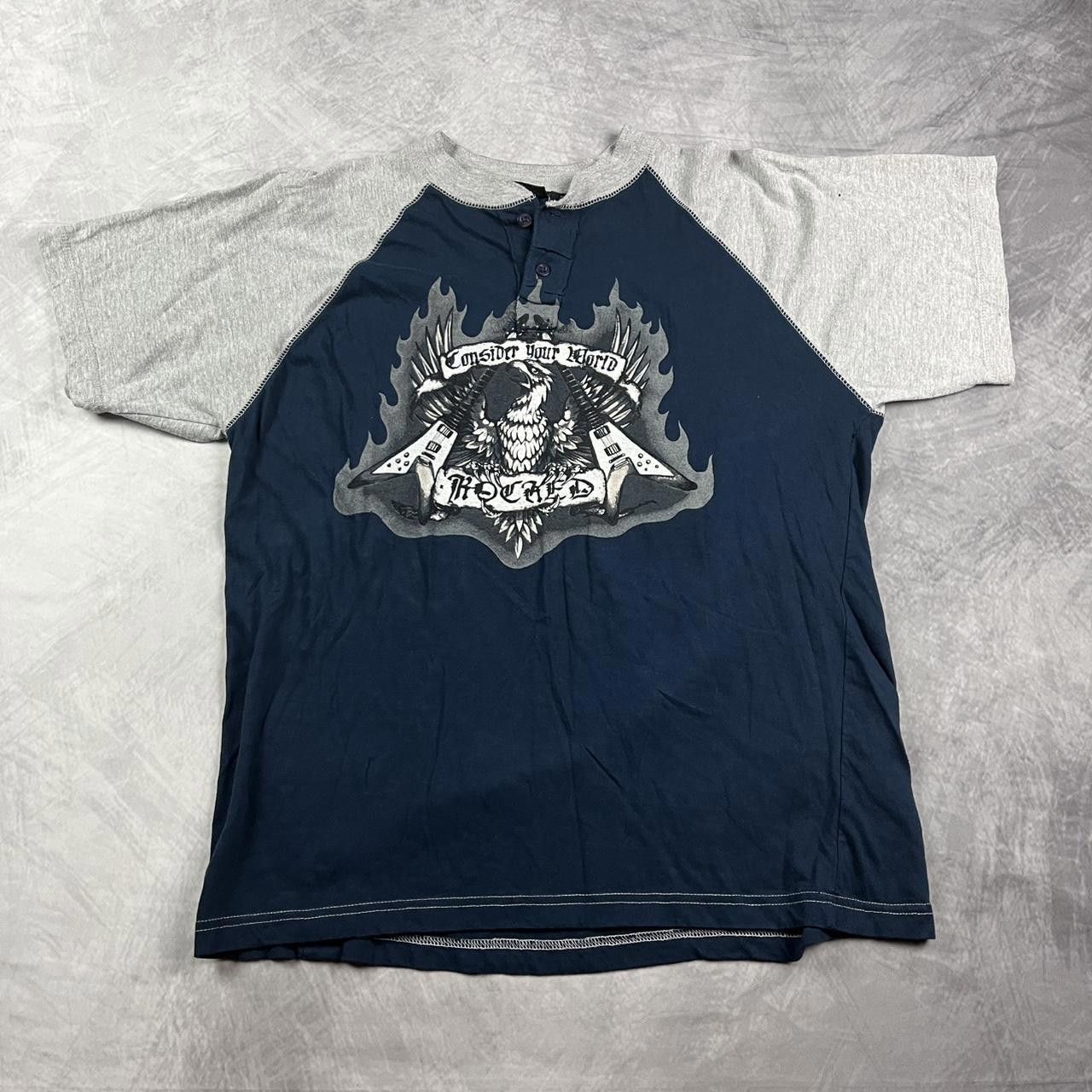 Designer Y2K Rock vibes shirt Size US XL / EU 56 / 4 - 1 Thumbnail