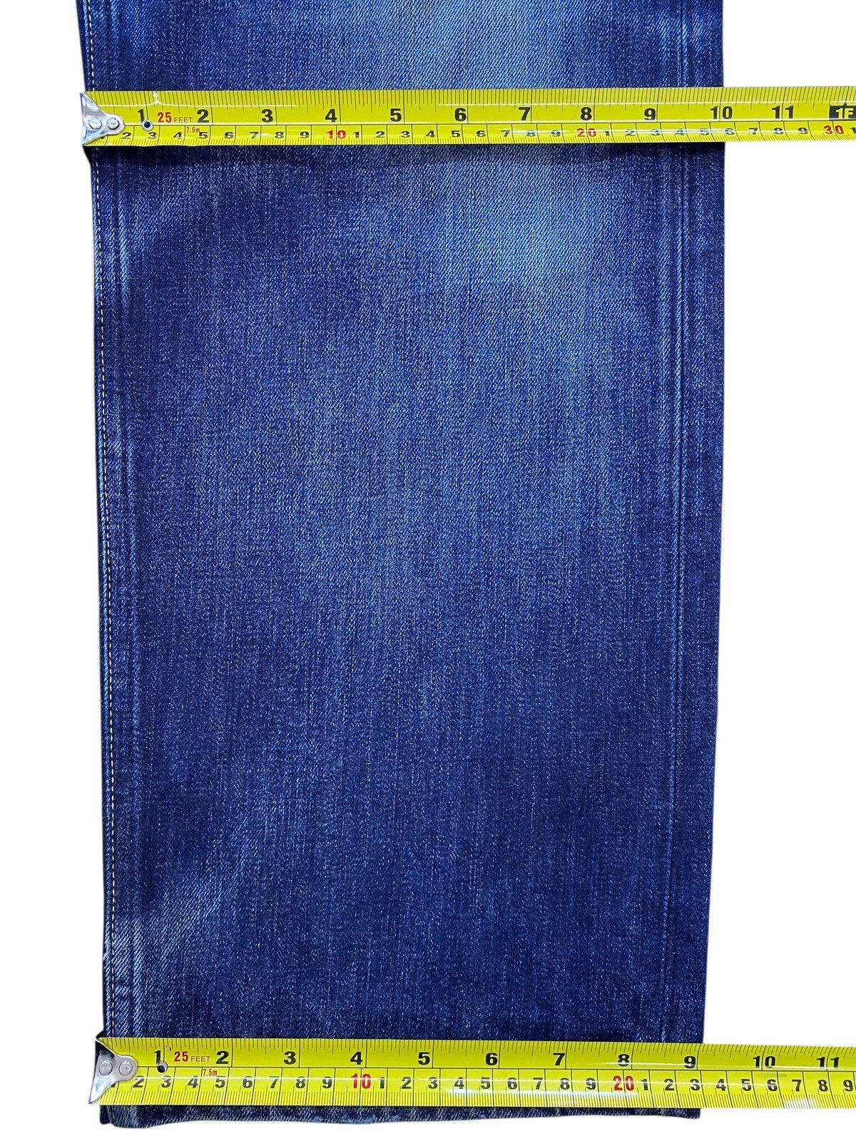 Levi's Levi’s Blue Wash Whiskered Style Straight Leg Jean Size US 34 / EU 50 - 9 Thumbnail