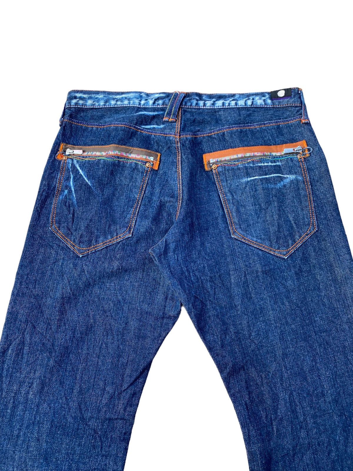 Japanese Brand Blue Way Wide Leg Boot Cut Flare Pant Size US 32 / EU 48 - 4 Thumbnail