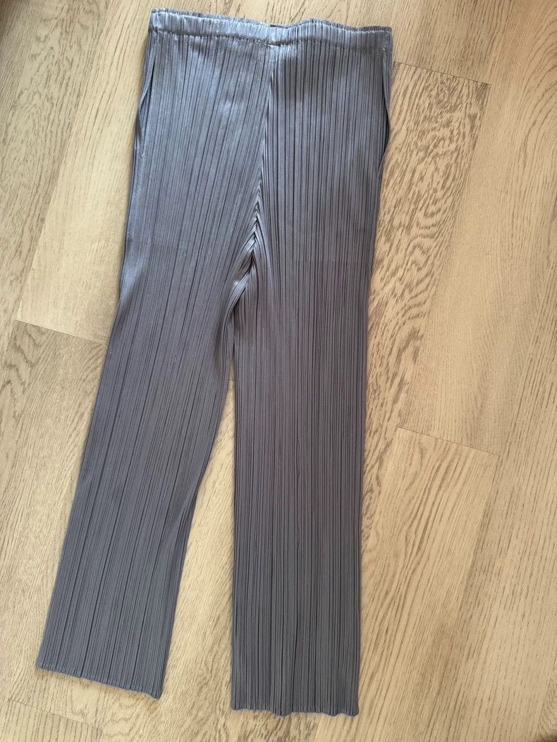 Issey Miyake issey miyake size:5 Grey straight-leg trousers Size 42" / US 20 - 4 Thumbnail