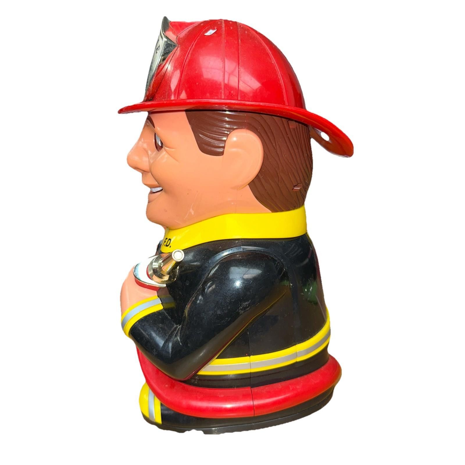 Other 2002 Fun-Damental 11” Fireman Cookie Jar Talks Size ONE SIZE - 4 Thumbnail