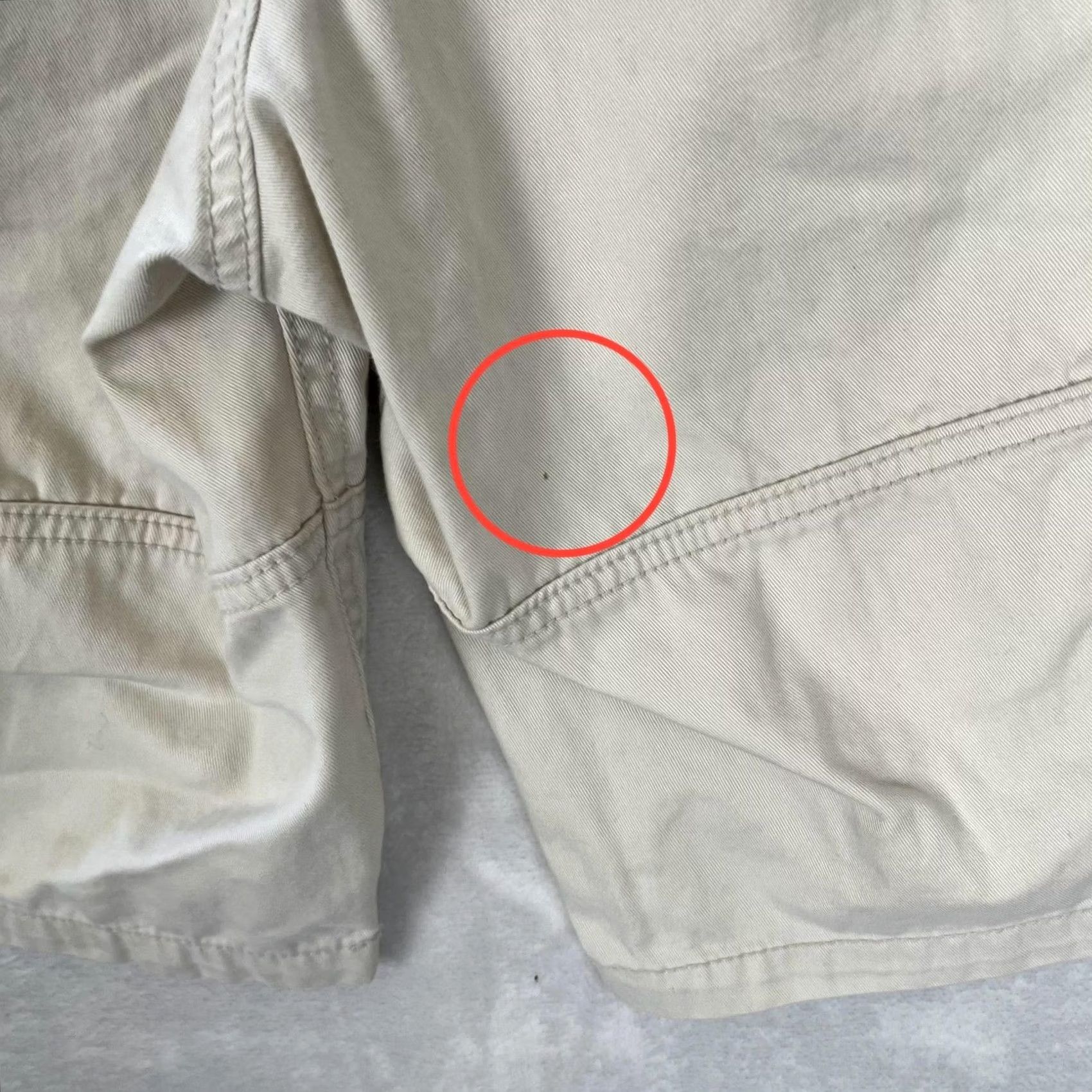 Mossimo VINTAGE Mossimo Supply Co Cargo Shorts Mens S Beige Elastic Waist Y2K Size US 29 - 7 Thumbnail