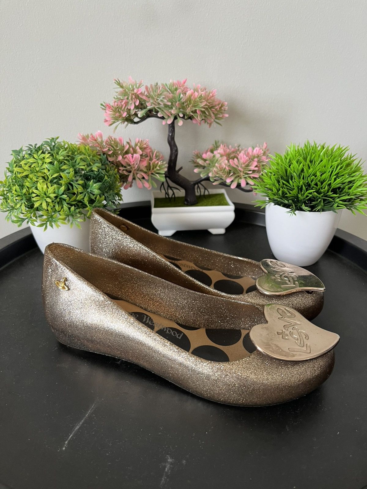 Melissa × Vivienne Westwood Vivienne Westwood x Melissa Ballet Flats Big Logo Size US 6 / IT 36 - 4 Thumbnail