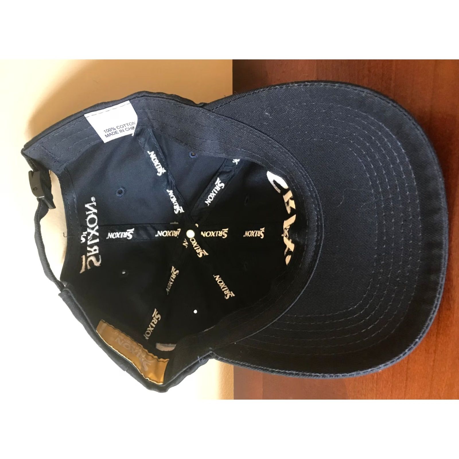 Vintage Srixon Z Star Golf Ball Advertising Logo Black Adjustable Hat Cap Strapback Mens Adjustable Cap Size ONE SIZE - 5 Thumbnail