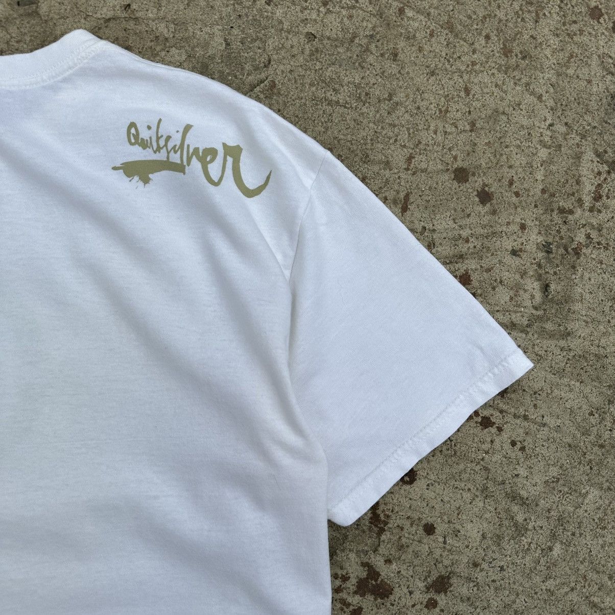 Quiksilver × Vintage Vintage Quicksilver T-shirts Big Logo Made In Mexico Surf Size US L / EU 52-54 / 3 - 8 Thumbnail