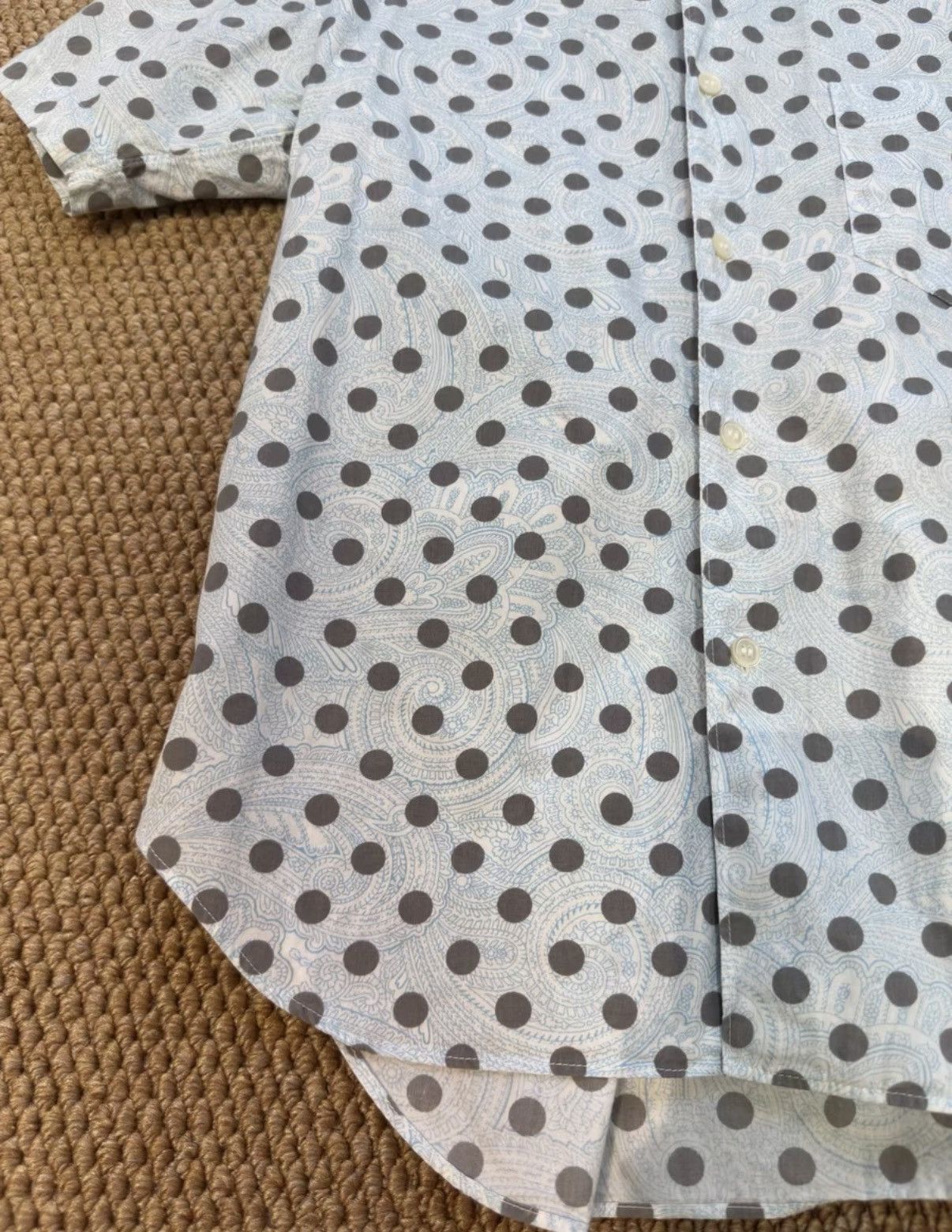 Comme des Garcons Comme des Garçons Polka Short Sleeve Shirt K23 Size US XS / EU 42 / 0 - 5 Thumbnail