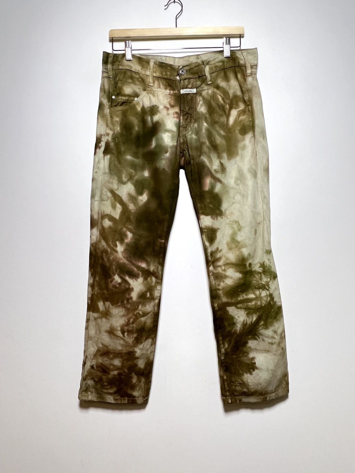 Marithe + Francois Girbaud marithe francois girbaud y2k tie dye mud pants m-l Size US 31 - 1 Thumbnail