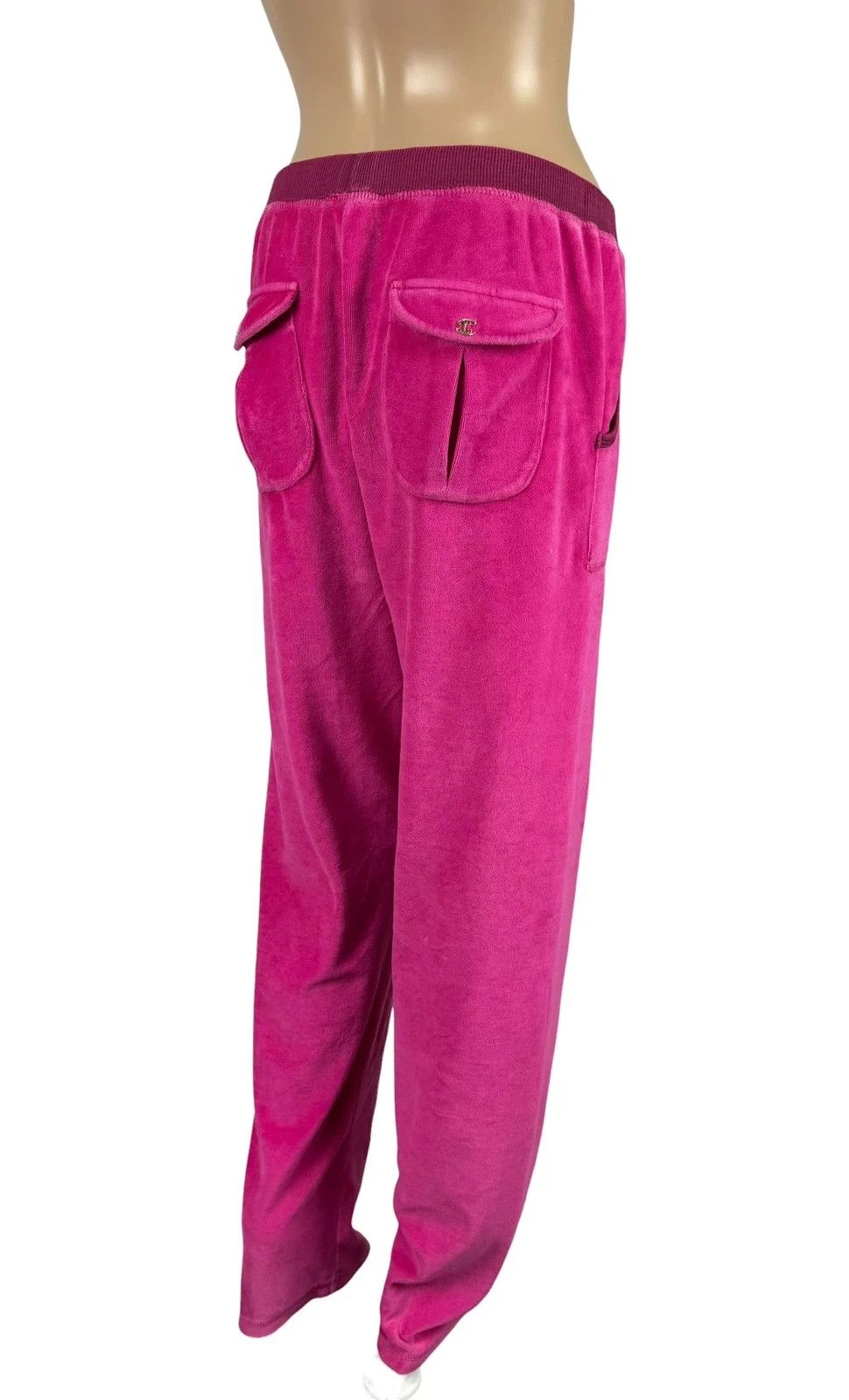 Just Cavalli Just Cavalli Pink Velour Pants size L Size 30" / US 8 / IT 44 - 7 Thumbnail