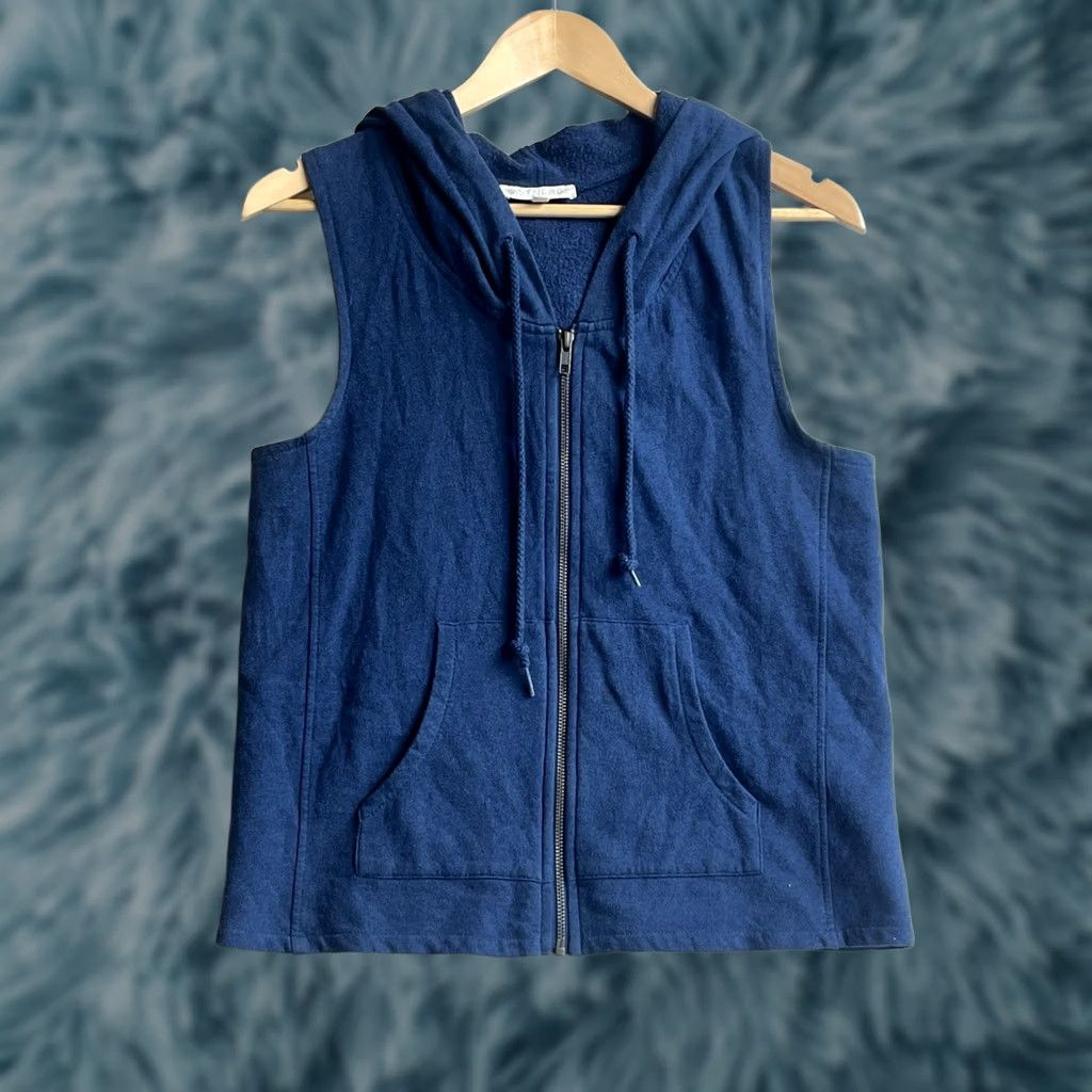 Vintage Synergy Vest Women's Vest Small Blue Full Zip Hoodie? Size S / US 4 / IT 40 - 1 Thumbnail