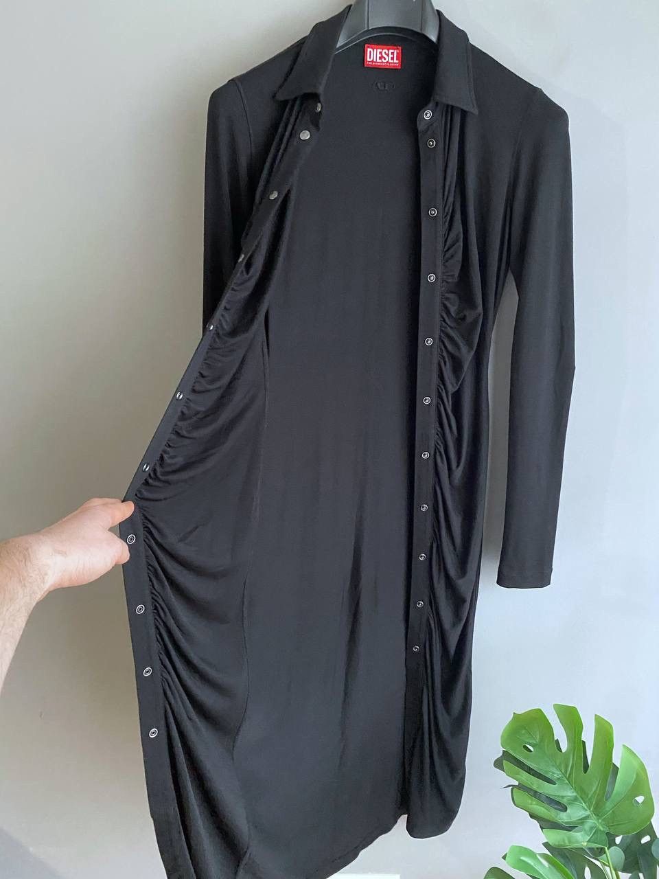 Diesel Diesel D-Artemis Women's Black Knit Maxi Dress, Size S Size S / US 4 / IT 40 - 16 Thumbnail