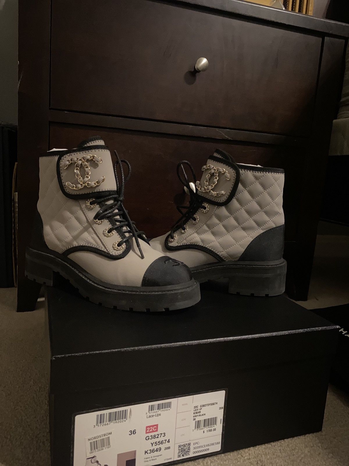Chanel Chanel Lace-Up Boots Size US 6 / IT 36 - 4 Thumbnail