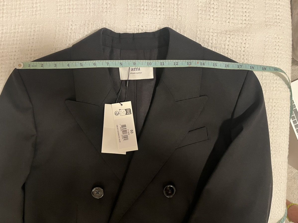 AMI AMI Alexandre Mattiussi Double Breasted Blazer Suit Jacket Size 40R - 5 Thumbnail