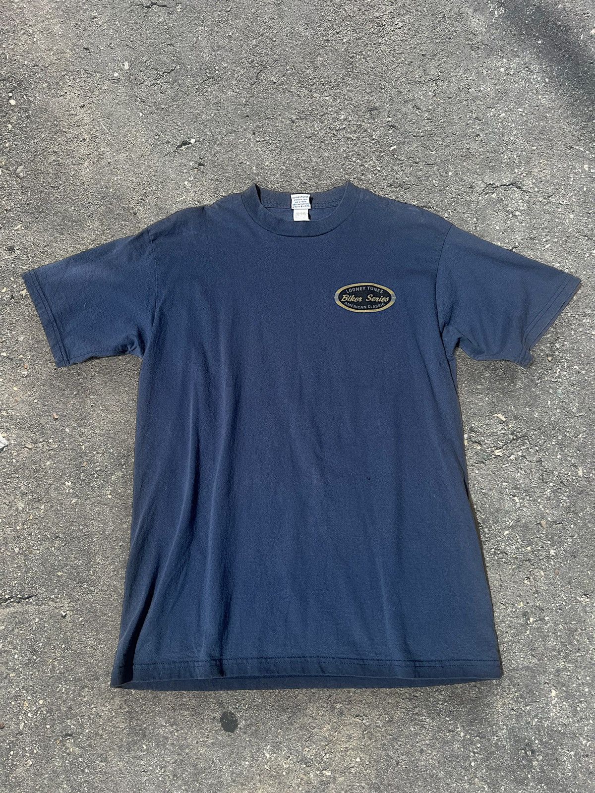 Vintage 1996 Looney Tunes Tasmanian navy and multi-coloured tee Size US XL / EU 56 / 4 - 1 Thumbnail