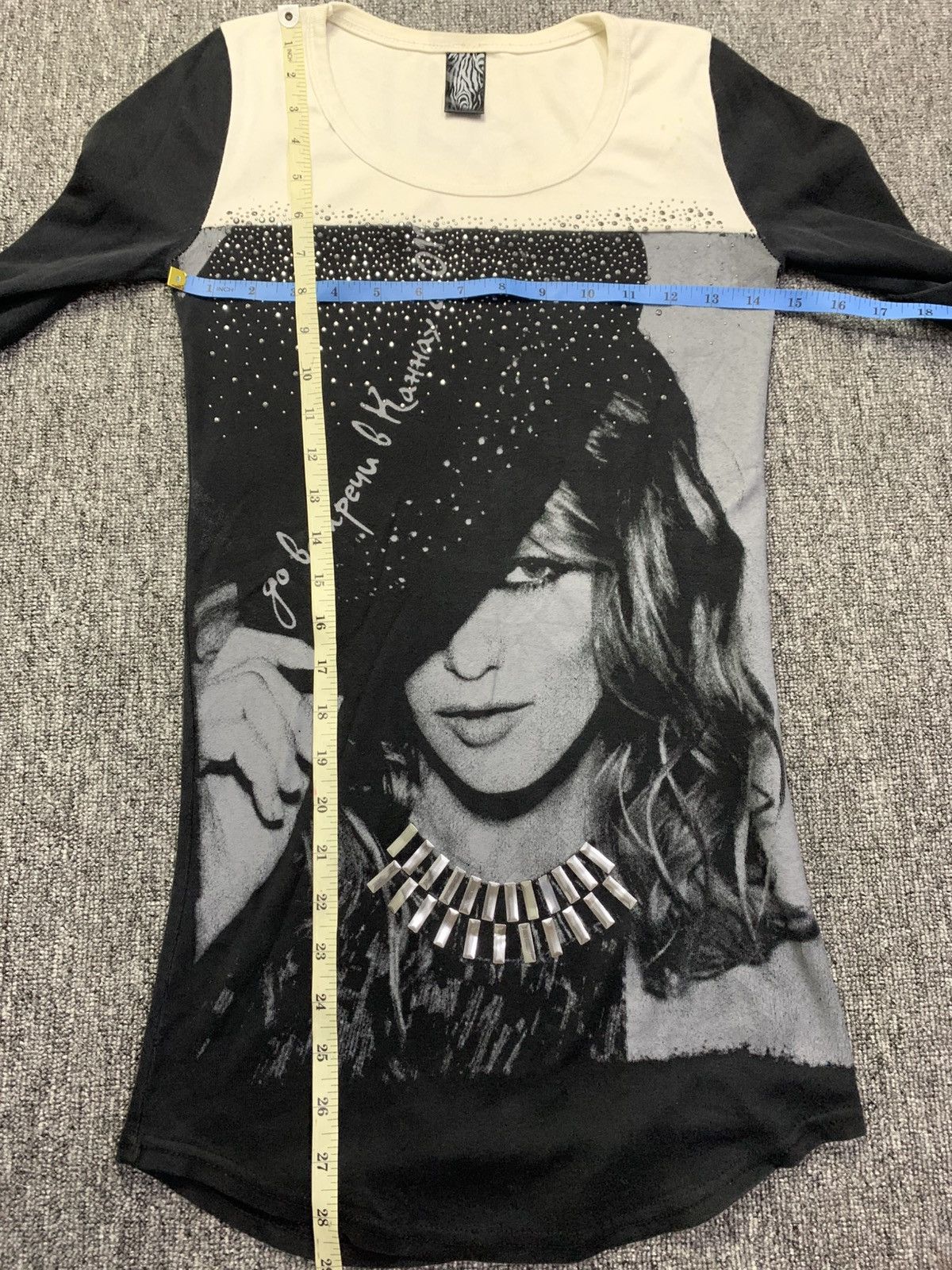 Japanese Brand Crazy Sick Zebra Tag Ladies Art Poem Long Sleeve Size S / US 4 / IT 40 - 8 Thumbnail